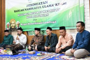 Harlah NU, LP Ma’arif Kota Pasuruan Gelar Rapat Kordinasi