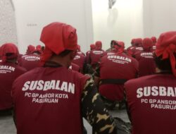 Susbalan Angkatan ke-55, Ansor Kota Pasuruan Perkuat Kaderisasi dan Jawab Tantangan Zaman