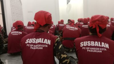 Susbalan Angkatan ke-55, Ansor Kota Pasuruan Perkuat Kaderisasi dan Jawab Tantangan Zaman